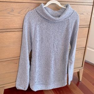 Multicolor mockneck sweater